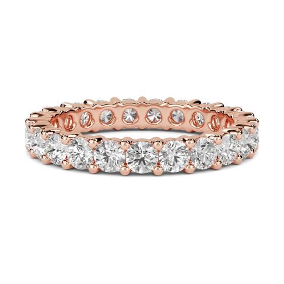 Round Diamond Full Eternity Ring