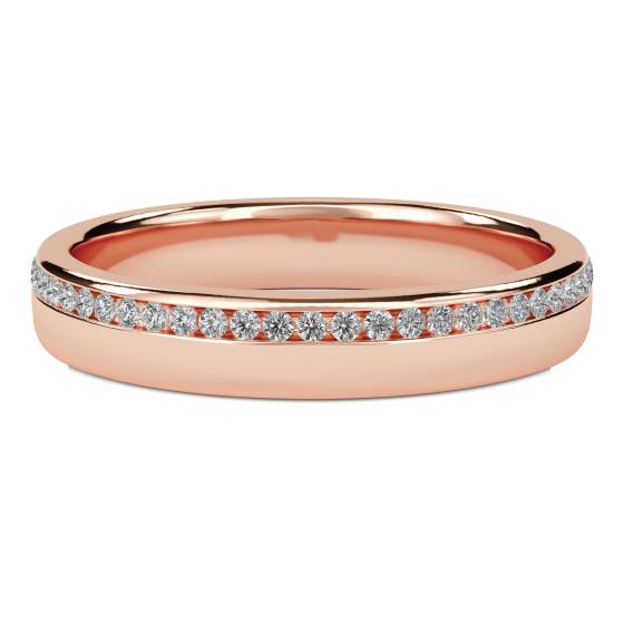 5mm Offset 60% Diamond Wedding Ring