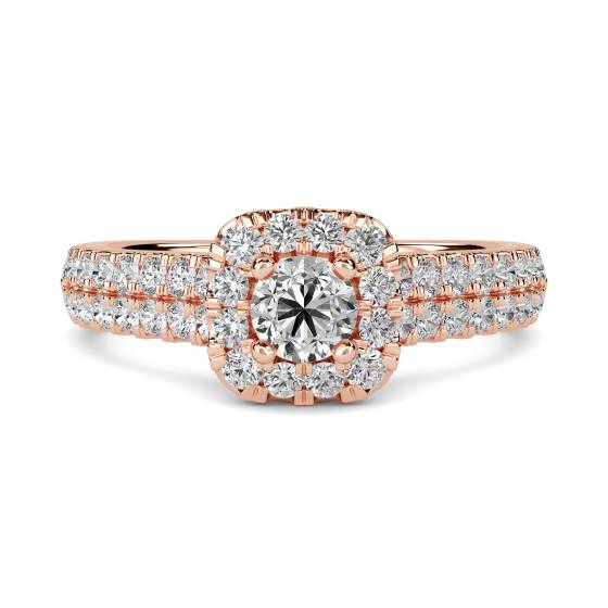1.25ct VS/E-F Round Diamond Bridal Set