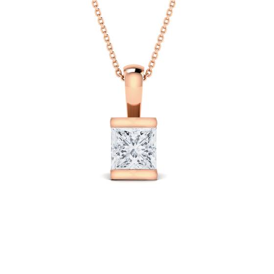 Princess Diamond Pendant