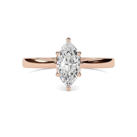 Elegant Marquise Diamond Engagement Ring