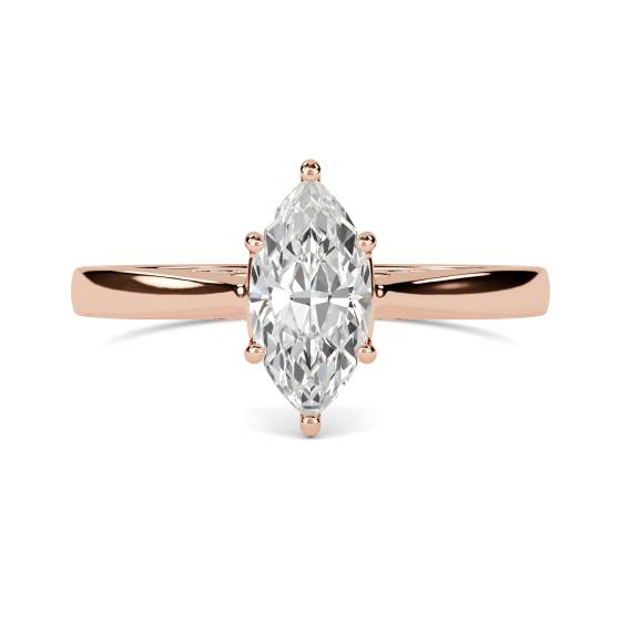 Elegant Marquise Diamond Engagement Ring