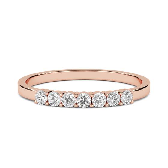 0.25ct VS/F-G Round Diamond Cut Wedding Ring