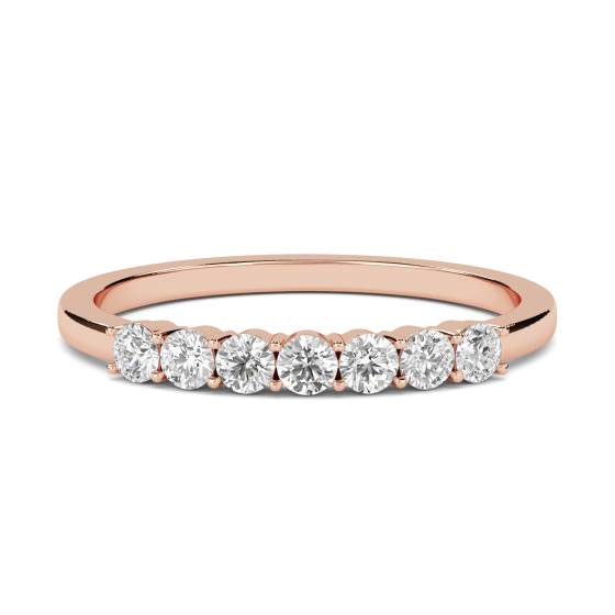 0.35ct VS/F-G Round Diamond Cut Wedding Ring