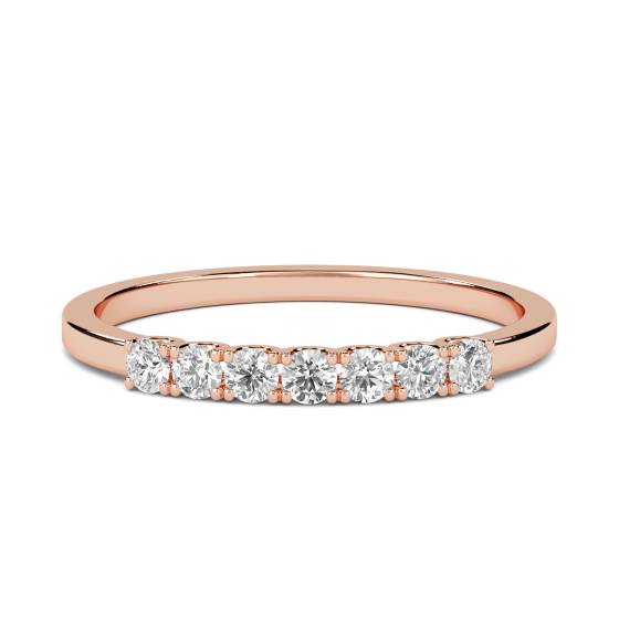 0.25ct VS/F-G Round Diamond Cut Wedding Ring