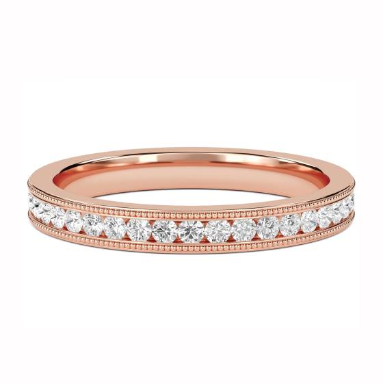 0.50ct VS/F-G Round Diamond Cut Wedding Ring