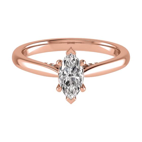 Marquise Diamond Engagement Ring