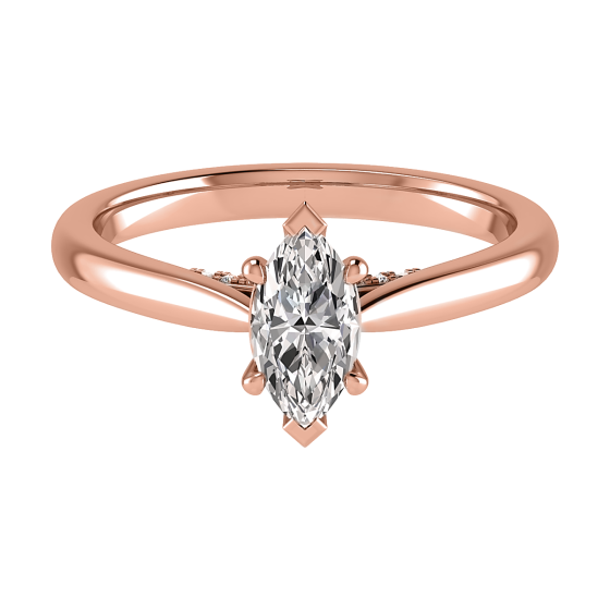 Marquise Diamond Engagement Ring