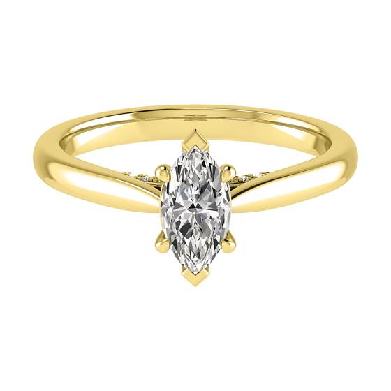 Marquise Diamond Engagement Ring