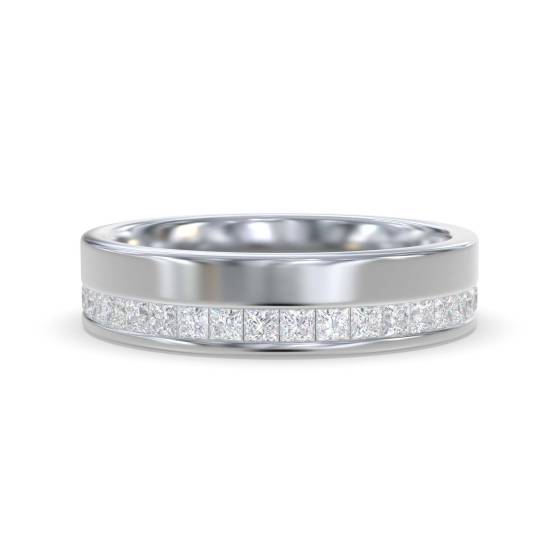 5mm Offset 60% Diamond Wedding Ring