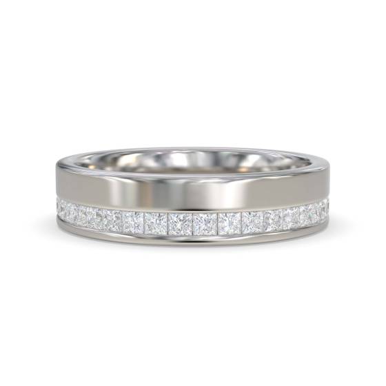 5mm Offset 60% Diamond Wedding Ring
