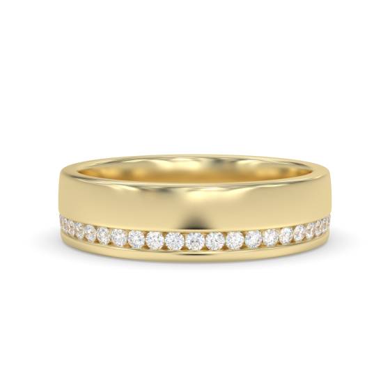 5mm Round Diamond Full Set Wedding Ring