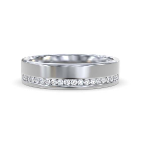 5mm Round Diamond 40% Wedding Ring