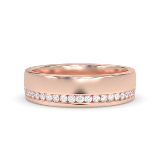 5mm Round Diamond Full Set Wedding Ring