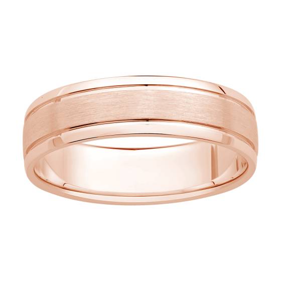 Mens Carved Wedding Band