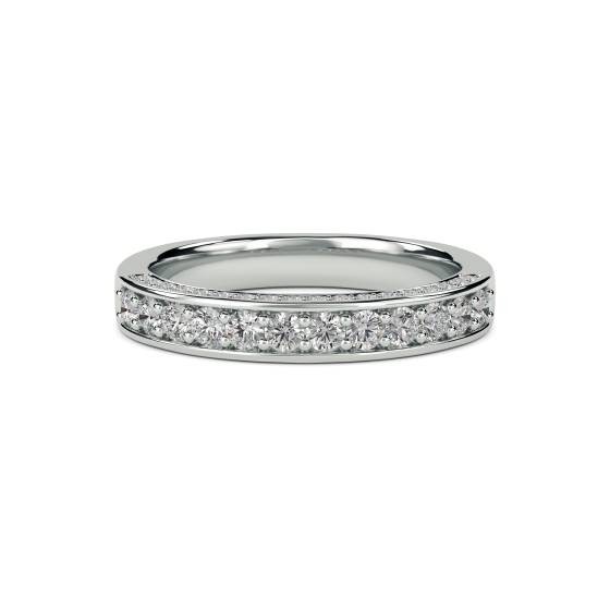 Unique Round Diamond Eternity/Wedding Ring