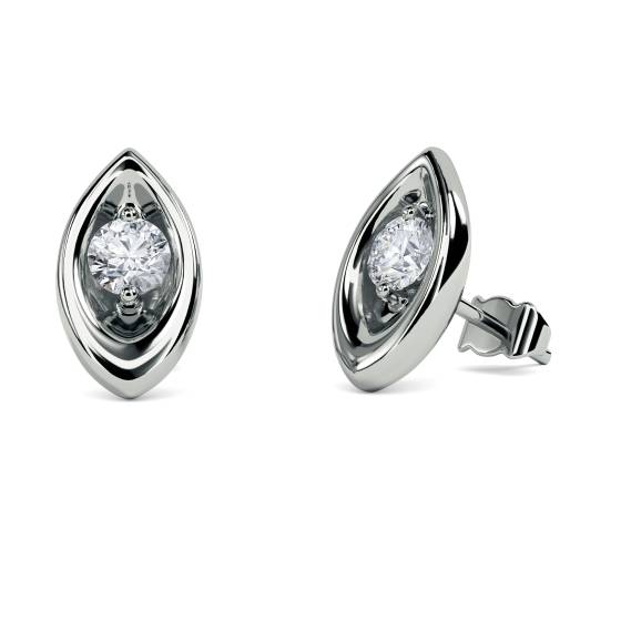 Round Diamond Designer Earrings