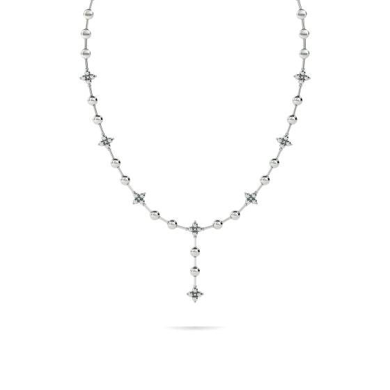 2.30ct Elegant Round Diamond Necklace