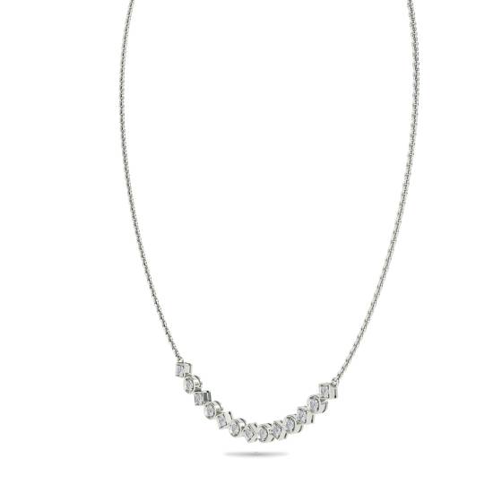 0.45ct Elegant Round Diamond Drop Necklace