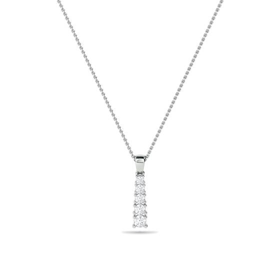 Classic Round Diamond Pendant