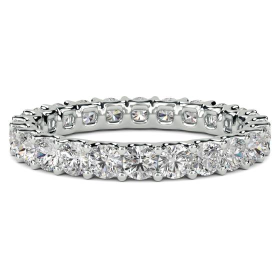 Round Full Diamond Eternity Ring