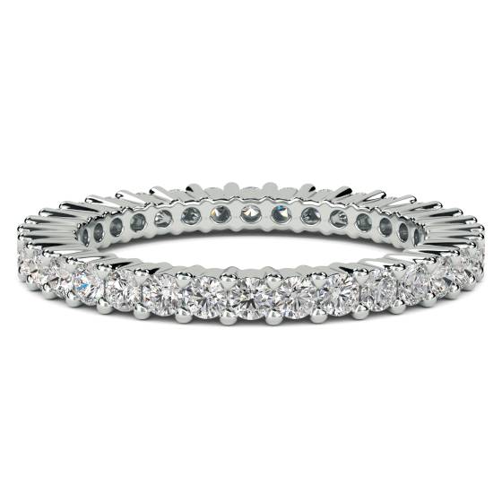 2mm Elegant Round Diamond Full Eternity Ring