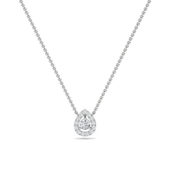 0.30ct Cluster Round Diamond Designer Pendant