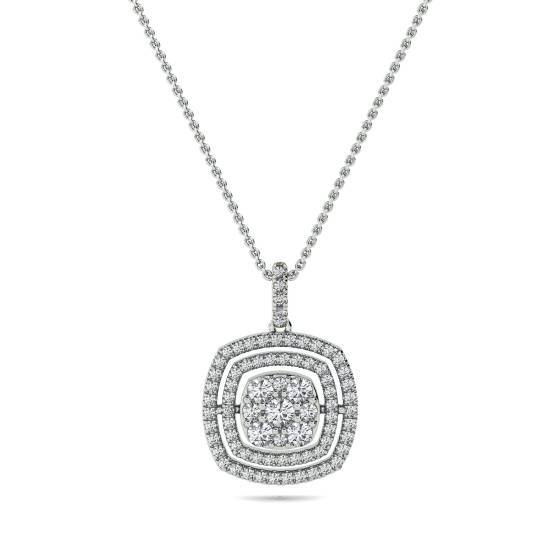 Movable Round Diamond Designer Pendant