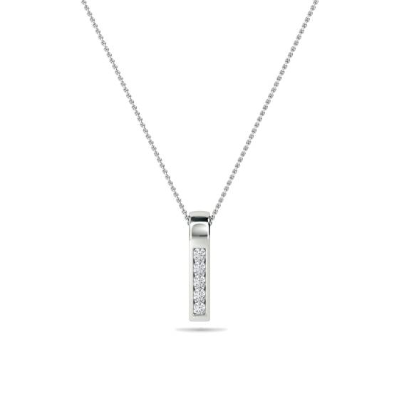Unique Round Diamond Pendant