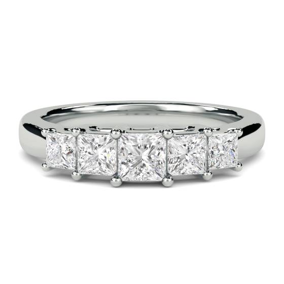 Unique Princess Diamond Eternity Ring