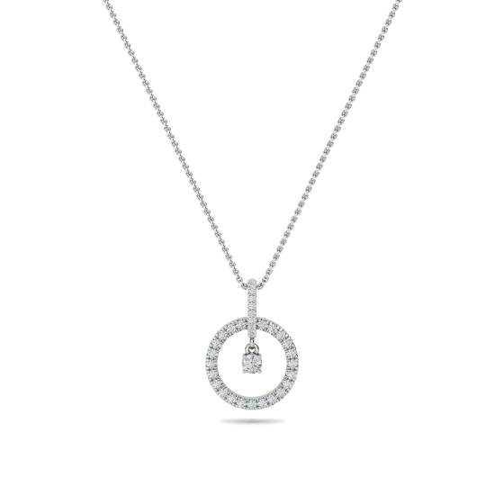 Round Diamond Designer Pendant