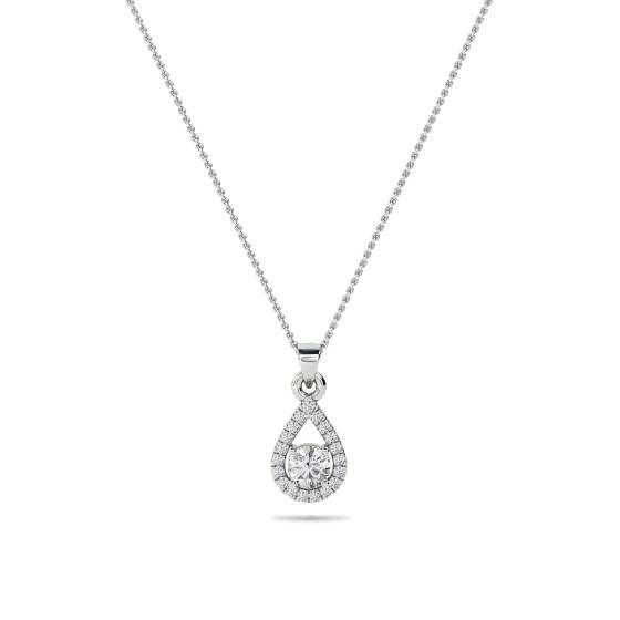Stylish Round Diamond Designer Pendant