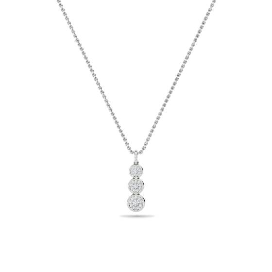 Elegant Round Diamond Designer Pendant