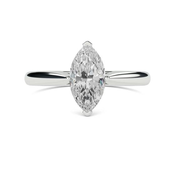 Classic Marquise Diamond Engagement Ring