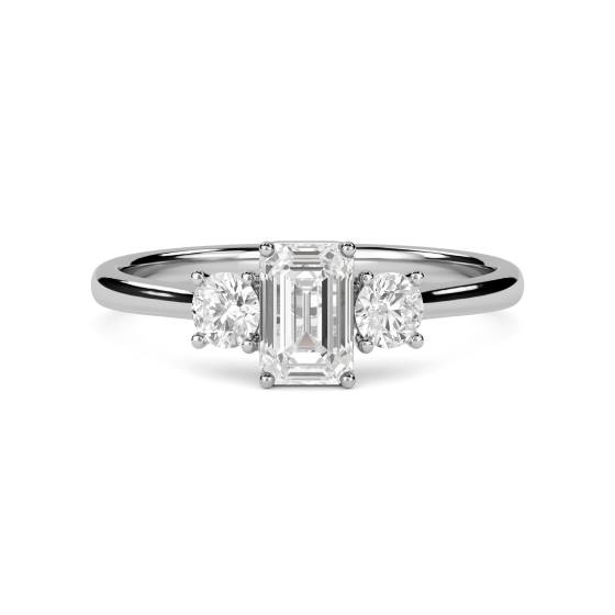 Emerald Trilogy Ring
