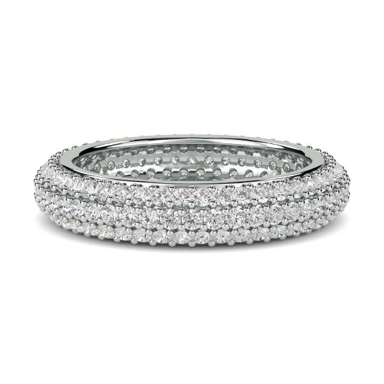 Round Full Diamond Eternity Ring
