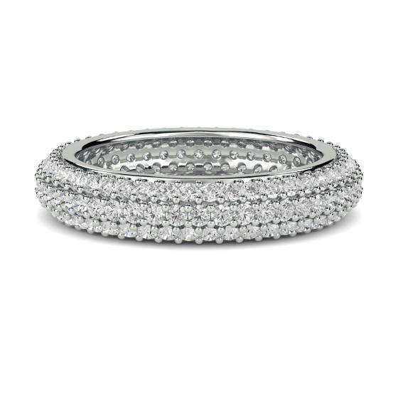 Round Full Diamond Eternity Ring