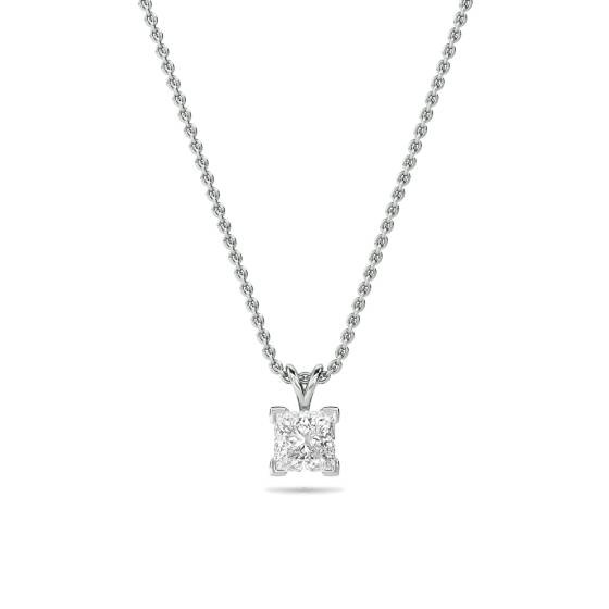 Princess Diamond Pendant