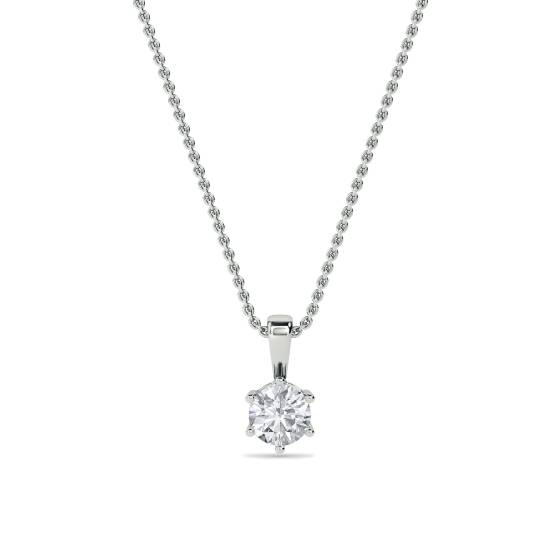 Round Diamond Pendant