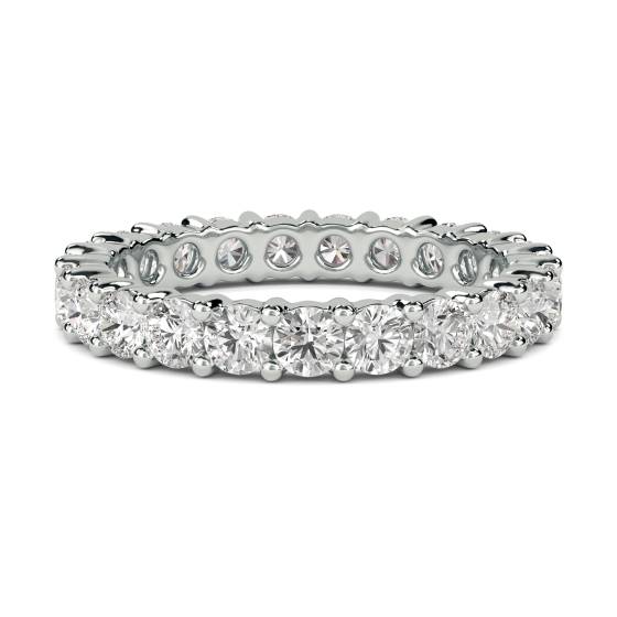 Round Diamond Full Eternity Ring