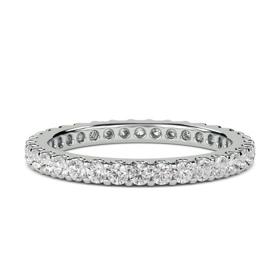 2.5mm Elegant Round Diamond Full Eternity Ring