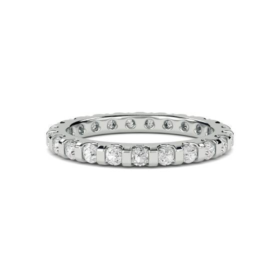 2.5mm Elegant Round Diamond Full Eternity Ring