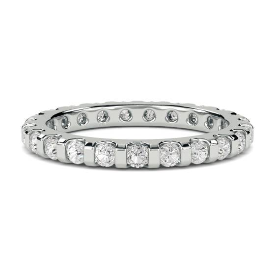 2.5mm Elegant Round Diamond Full Eternity Ring