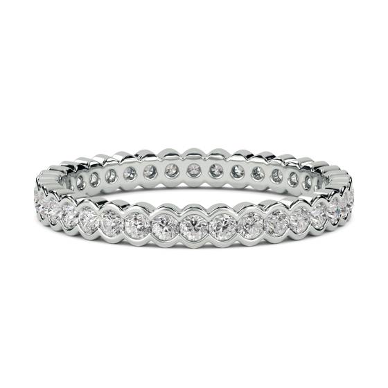 3mm Elegant Round Diamond Full Eternity Ring