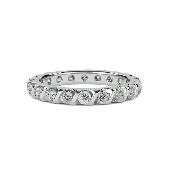 1.00ct Elegant Round Diamond Full Eternity Ring
