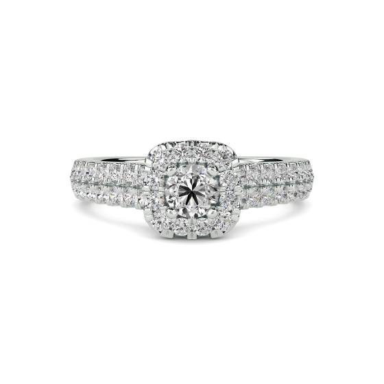 1.25ct VS/E-F Round Diamond Bridal Set