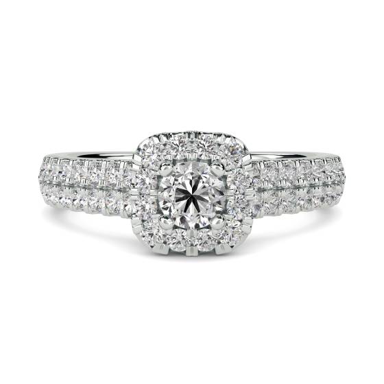 1.25ct VS/E-F Round Diamond Bridal Set