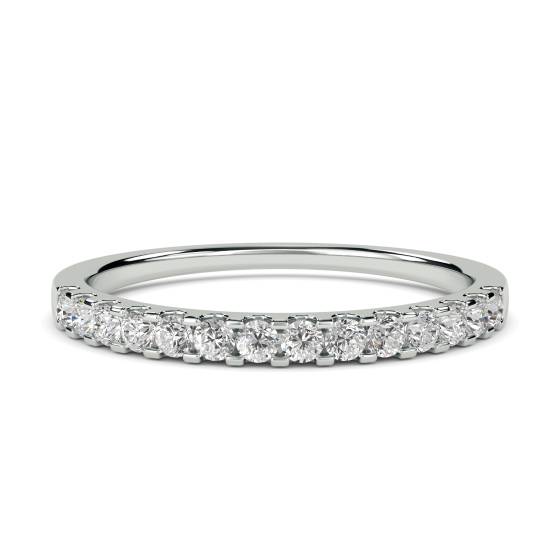 0.20 SI/G-H Round Diamond Half Eternity Ring