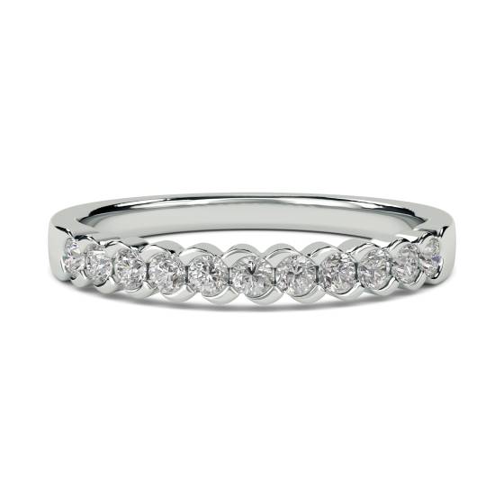 2mm Elegant Round Diamond Eternity Ring