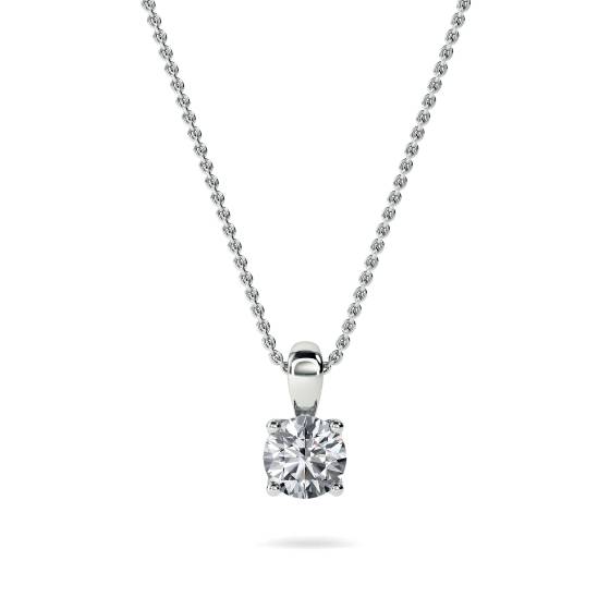 Round Diamond Pendant